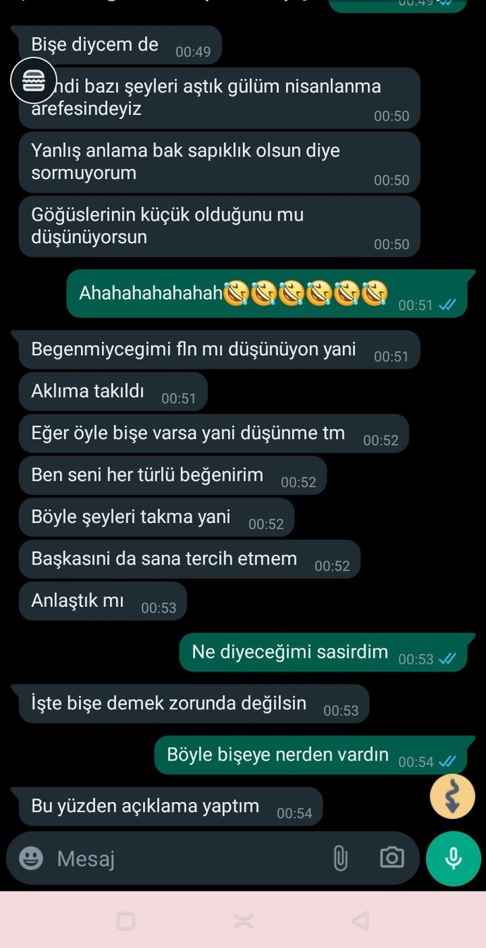 Sevgilim durduk yerde böyle dedi sizce ne demek istedi?