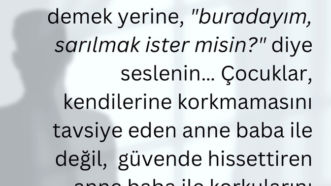 Çocuklar korkularını nasıl yenebilir?