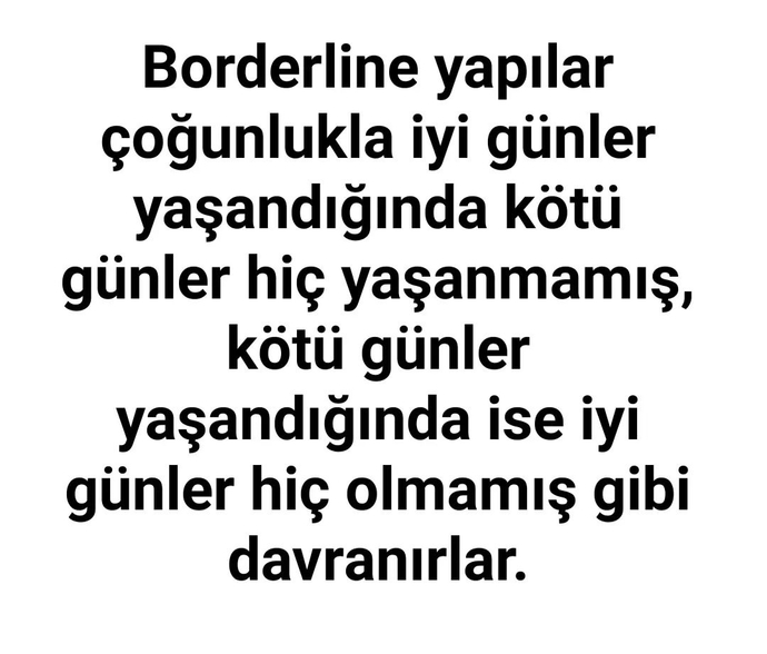Borderline kişilere hayatınızda yer veriyor musunuz? Ya da bu tarz kişilere nasıl davranıyorsunuz?