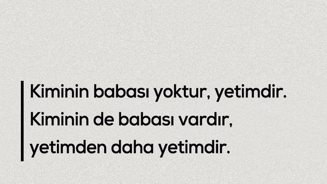 Bugün babalar günü! Sizin babanız var mı?