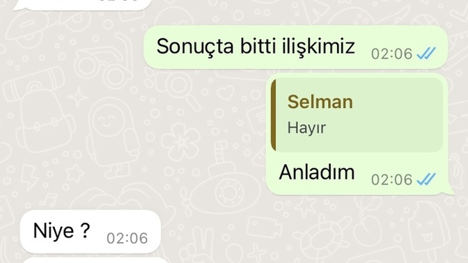 "Sen mutluluğu çok hak ediyorsun, mutlu ol" diyen eski sevgili samimi midir?