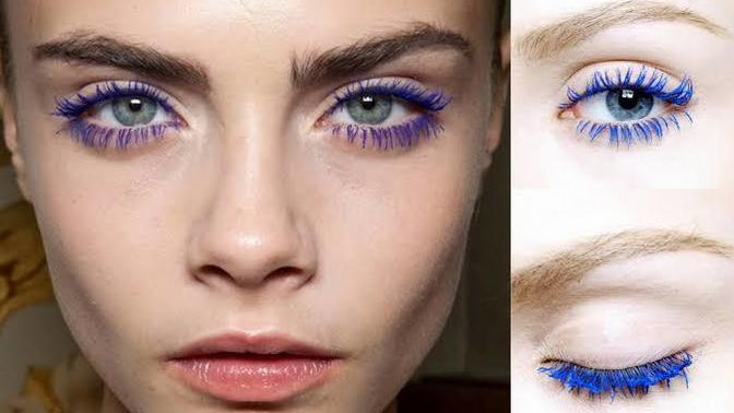 Renkli maskara sürer misiniz?