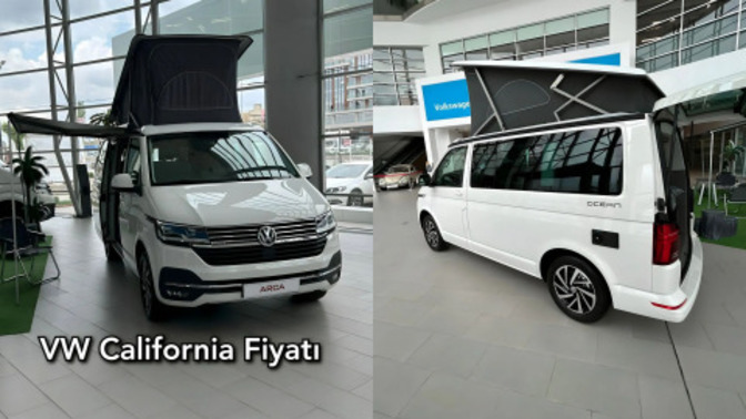 Uzun yol ve kamp için ideal araba VW California! 3.6 milyon fiyatıyla sizce tercih edilir mi?