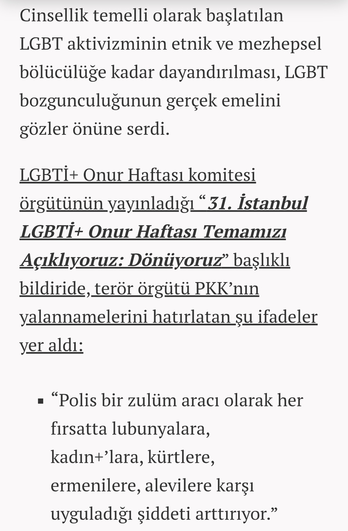LGBTnin neslimizi ve devletimizi tehlikeye atan bir oluşum olduğunu ne zaman anlayacaksınız?