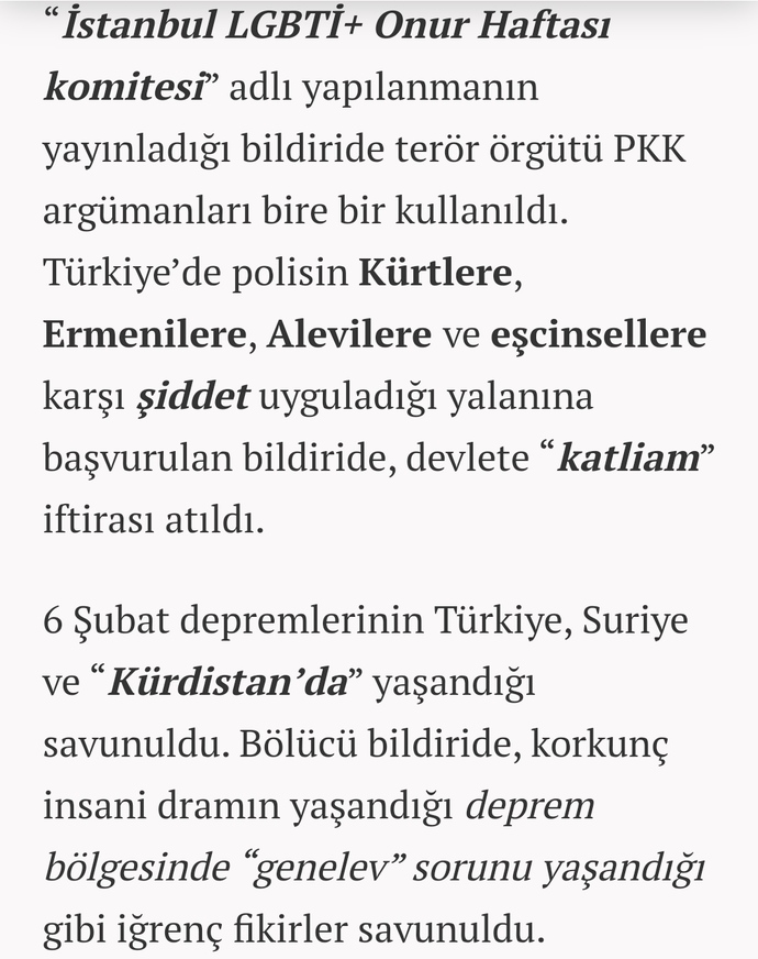 LGBTnin neslimizi ve devletimizi tehlikeye atan bir oluşum olduğunu ne zaman anlayacaksınız?