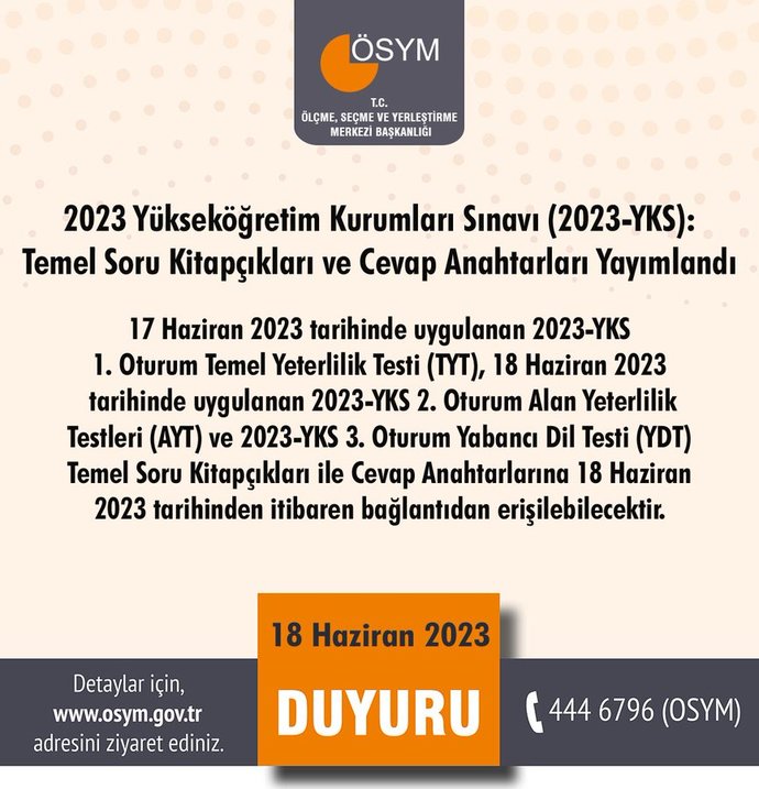 Bu yıl YKSye giren arkadaşlar, cevaplara baktınız mı?