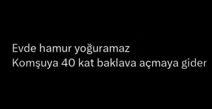 Sebebi nedir acaba 😁?