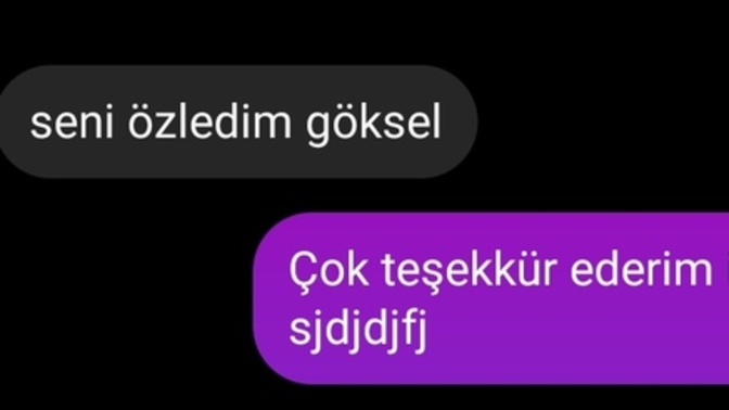 Mesaj atsa da saydırsam dediğiniz biri var mı?