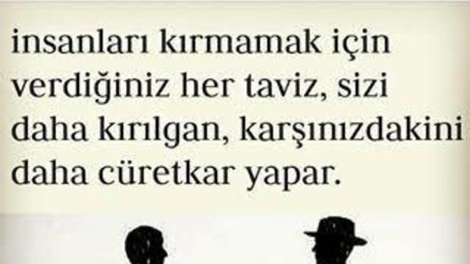 Kendinizden ödün vermenizi gerektiren şeylerden ve kişilerden soğuyor musunuz?