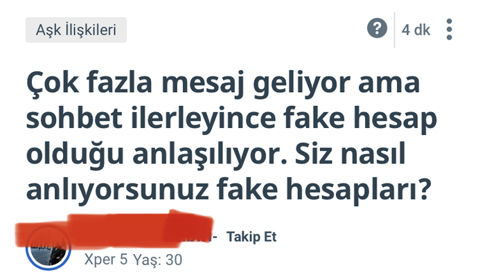 Birinin burada feyk olup olmadığını nasıl test edersiniz?
