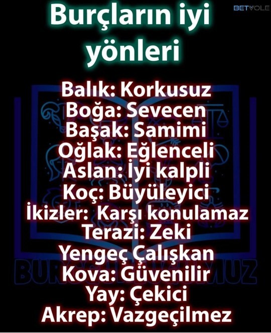 Burcuna göre senin iyi yönün hangisidir?