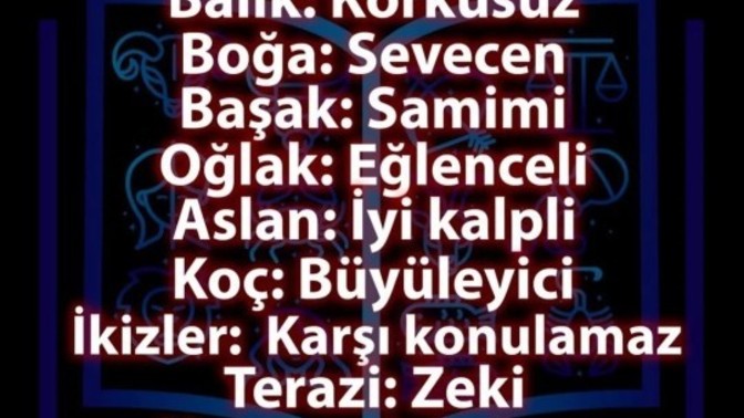 Burcuna göre senin iyi yönün hangisidir?