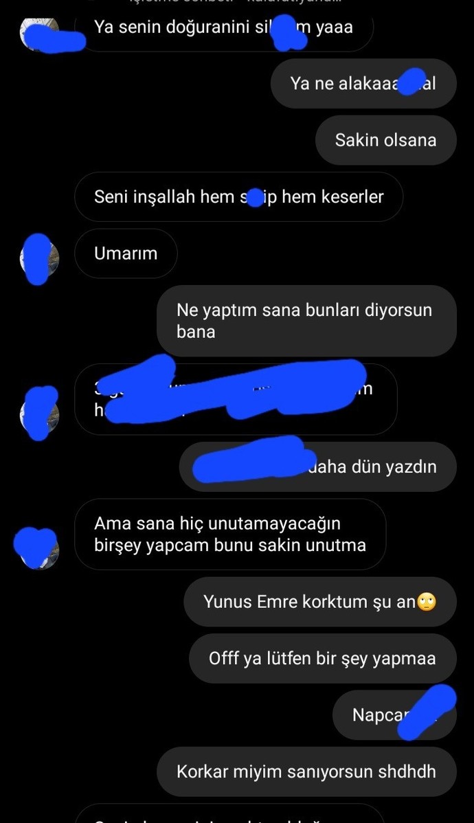 Tehdit mesajları gönderen birini nereye şikayet edebilirim?