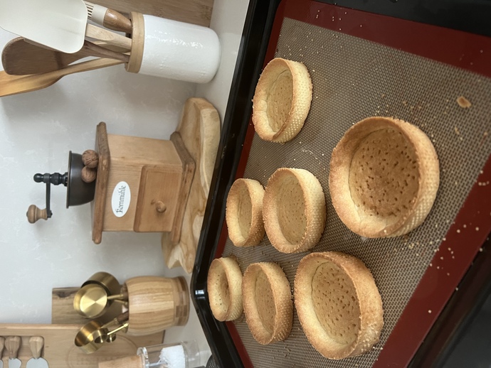 Karamel mousse tartlarım nasıl görünüyorlar?