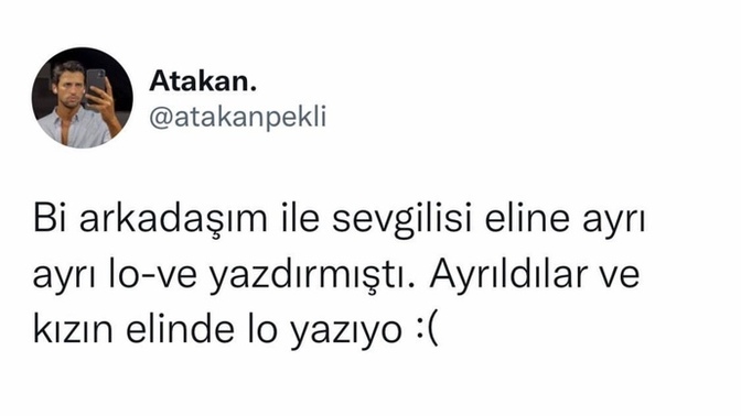 Eski sevgilinden geriye ne kaldı?