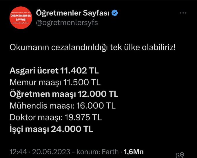 Yeni zammın ardından maaşları asgari ücretliyle eşitlenen öğretmenler duruma tepki göstermesi gündem oldu sizce haklılar mı?