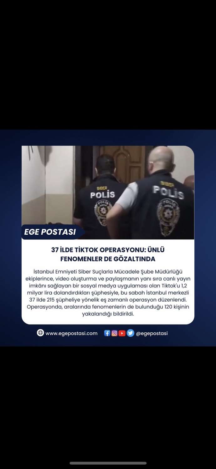Tiktok fenomenleri bazıları gözaltına alınmış,  sizce doğru bir karar mı?