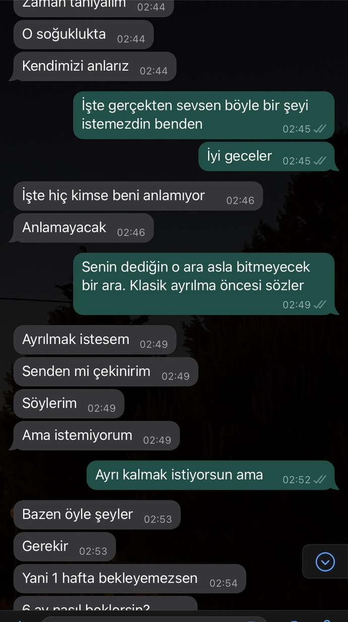 Zaman isteyen erkeğin amacı nedir?