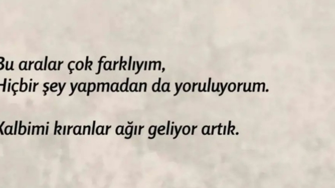Şu sıralar sizede yorgunluk çökmeye başladı mı?