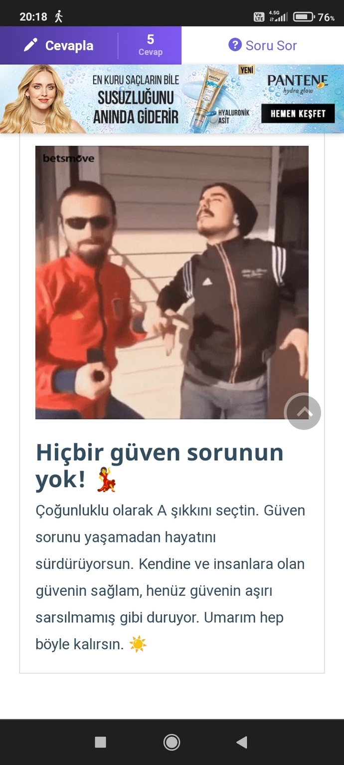 Sorulara cevaplarını ver, öğren! Güven sorunu yaşıyor musun ☘️?