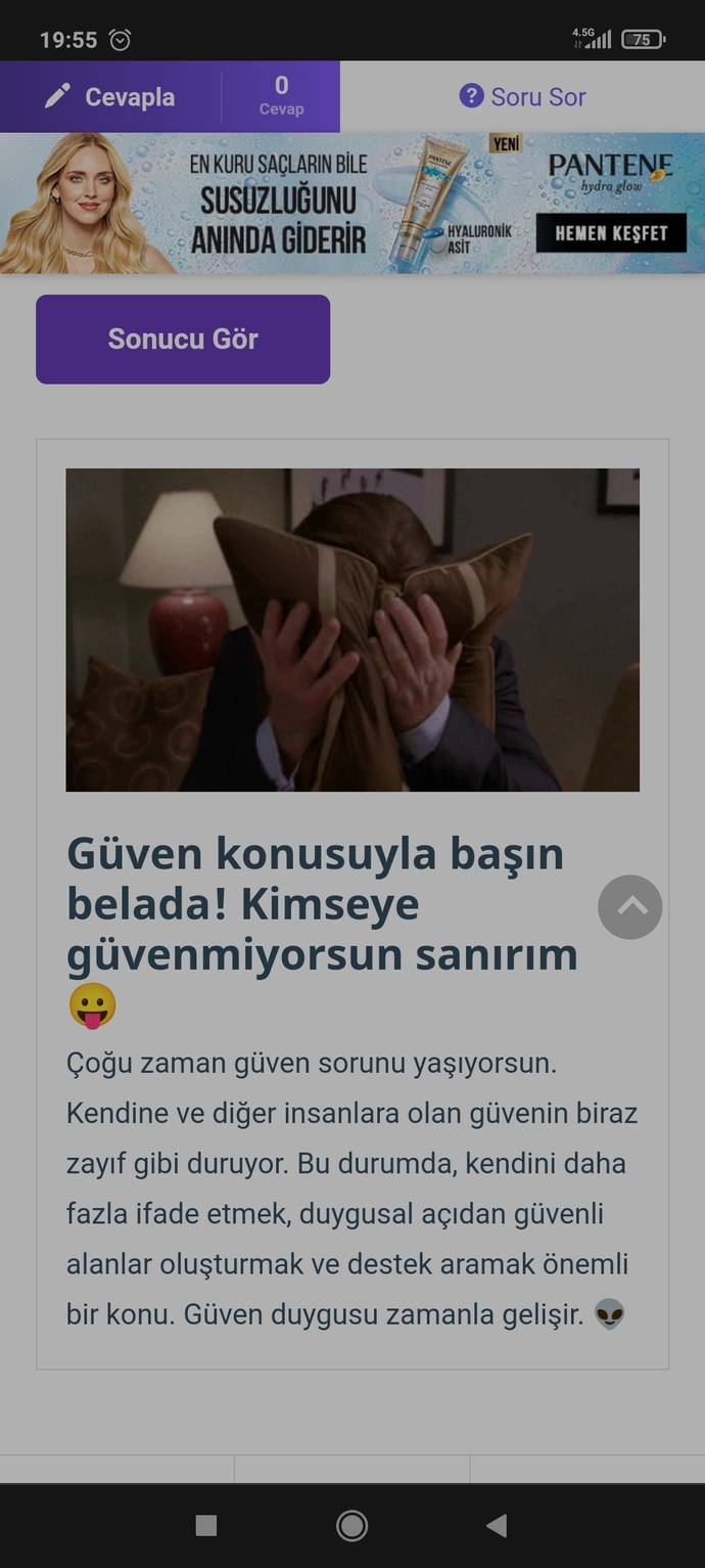 Sorulara cevaplarını ver, öğren! Güven sorunu yaşıyor musun ☘️?
