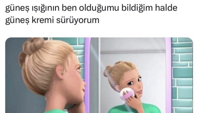 Güneş kremi sürmeyi ihmal etmiyoruz, değil mi?