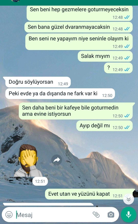 Erkeklerde artık utanma kalmamış sanki komşudan tuz istiyorlar sizce?