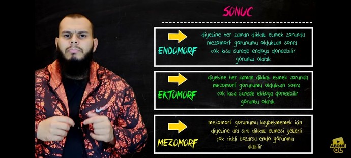Vücut tipleri diye bişey var mı?