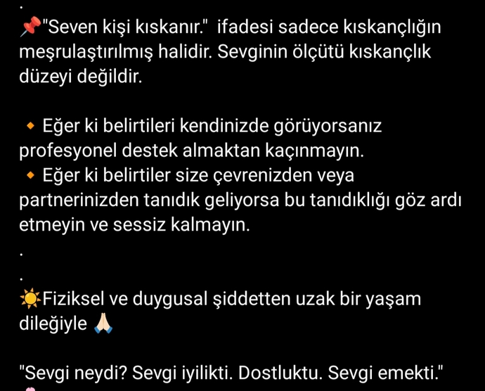 Takıntılı kıskanç bir yapıya sahip misiniz? Aşırı kıskanç olan kişilere ne mesajı vermek istersiniz?