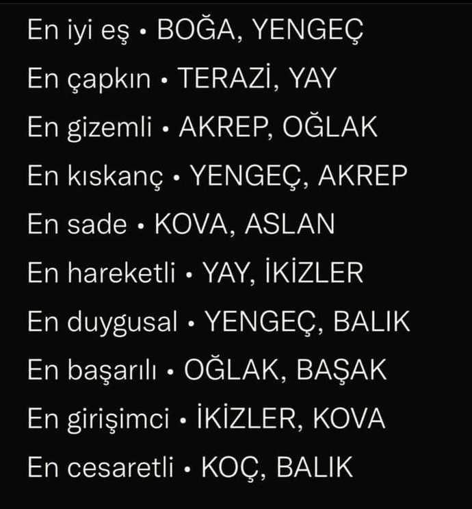 Burçların enlerinde siz nesiniz?