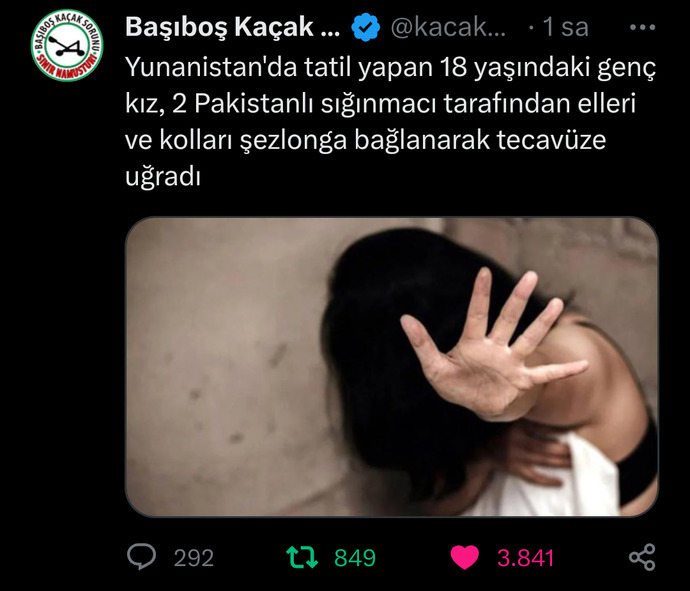 Yunanistanda mülteci tecavüzleri son gaz devam ediyor sizce üst üste bu kadar olay normal midir bu konu hakkında ne düşünüyorsunu?
