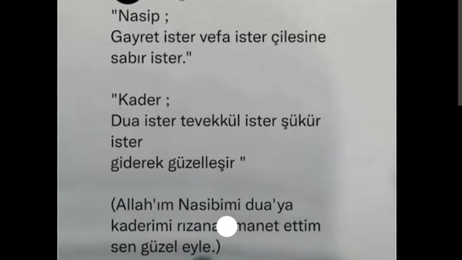 Kader nedir? Neler kaderdir? Nasip" sizce nedir?