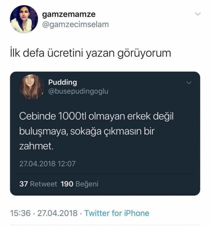 Cebinizde kaç lira ile buluşmaya gidiyorsunuz?