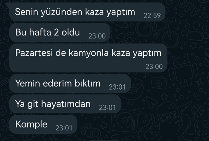 İlişkiyi bitiren sizi istemeyen birine ne cevap verirdiniz?