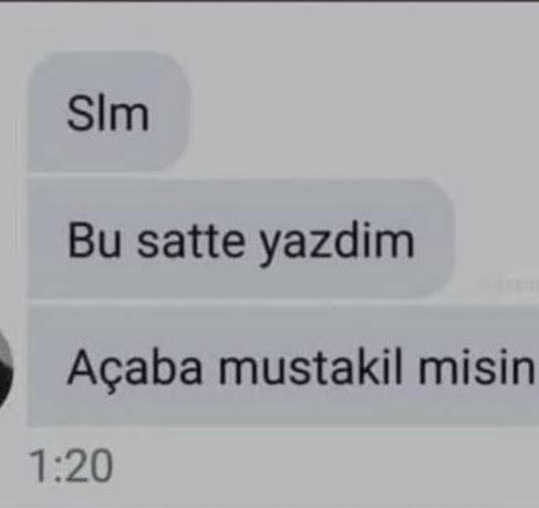 Kimin mesaj yazmasını isterdiniz?