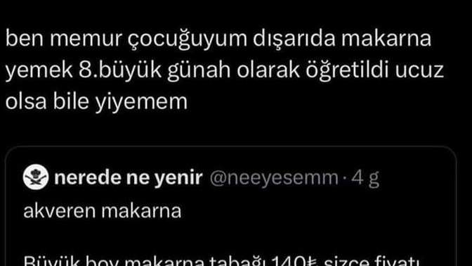 Sizde de dışarıda makarna yemek günah sayılıyormu 🥴?
