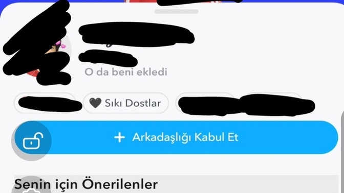 Snapchat "O da beni ekledi" Ne Demek?