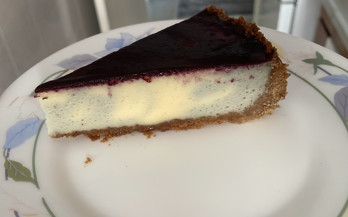 Cheesecake yaptım, sever misiniz?