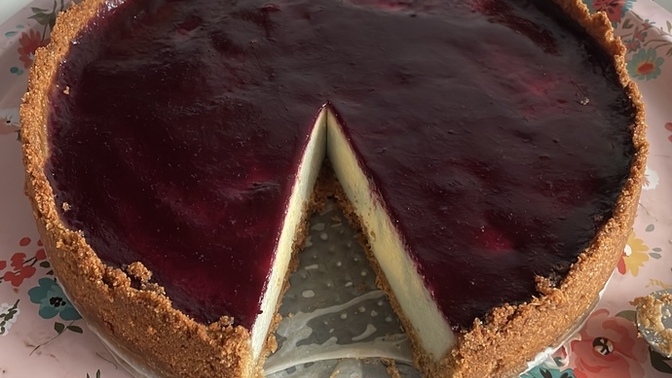 Cheesecake yaptım, sever misiniz?
