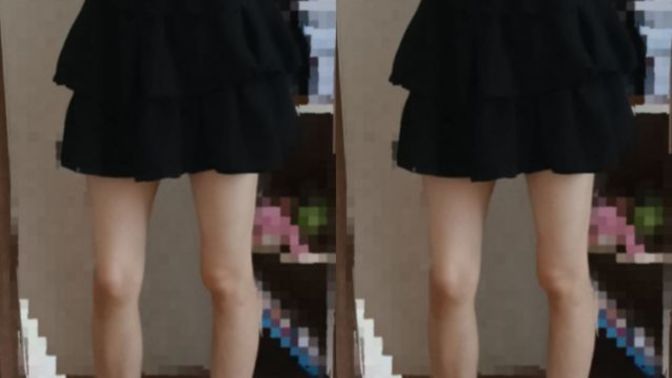 Bu etek sizce çok mu kısa?