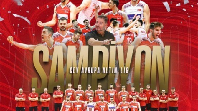 İzlediniz mi voleybol maçını filenin efeleri altın lig şampiyonu oldu tebrikler?