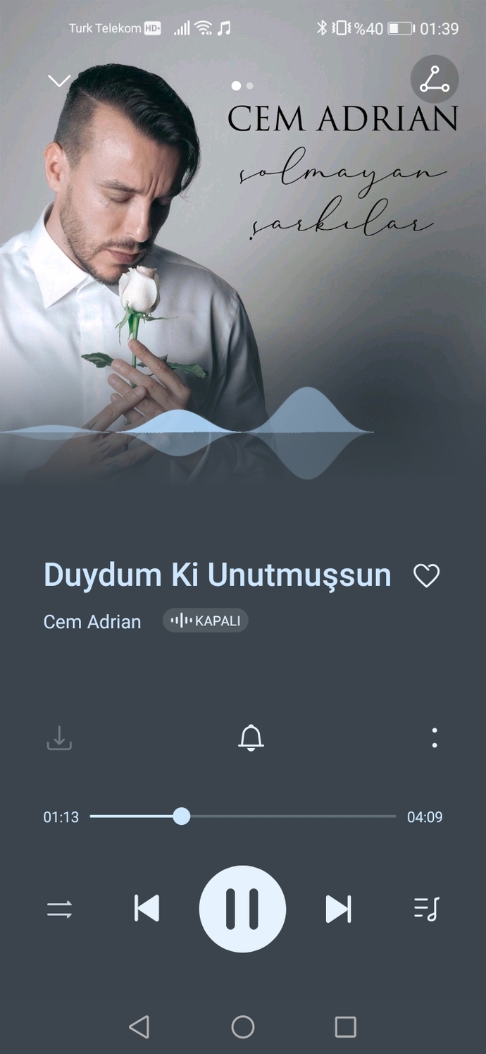 Şu an modunuz olan müzik ne?