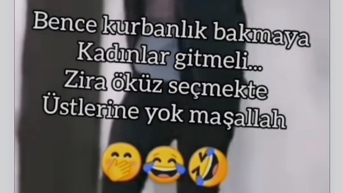 Kurbanlık bakmaya kadınlar mı gitmeli, erkekler mi 😂🤣?