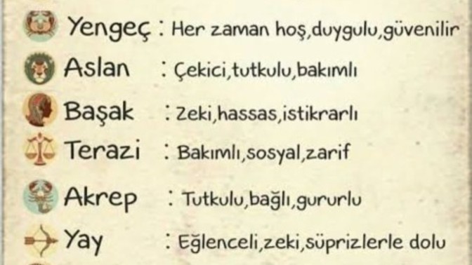 Sizin burcunuz ne? Elinizde olsa hangi burç olmak isterdiniz?