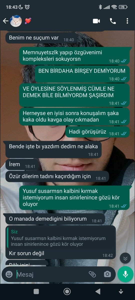 Sevgilimle kavga ettik kavga da denilemez aksam unuturz gülüşürüz ama yinede hayırlı olsun alayım?