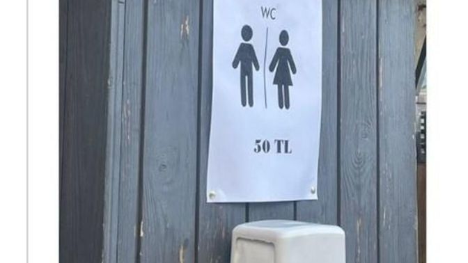 Çeşme'de bir tuvaletin kullanım ücreti 50 TL olmuş. Siz 50 TL ile neler yapıyorsunuz?