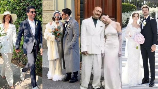 Sence en havalı gelin damat çift hangisi?