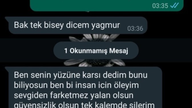 İlgisizsin dedim?
