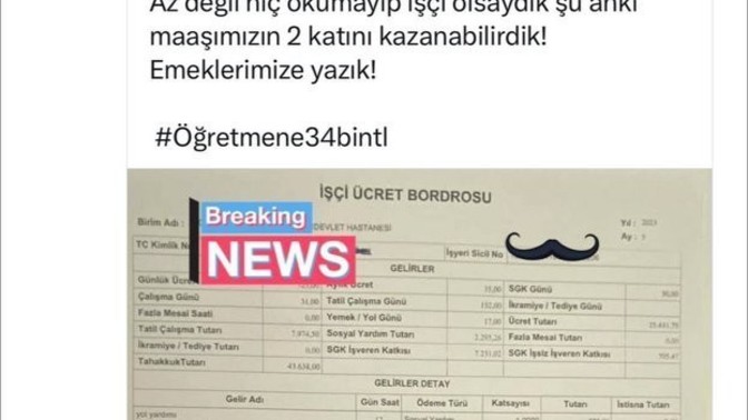 Öğretmen maaşları hakkında ne düşünüyor sunuz?