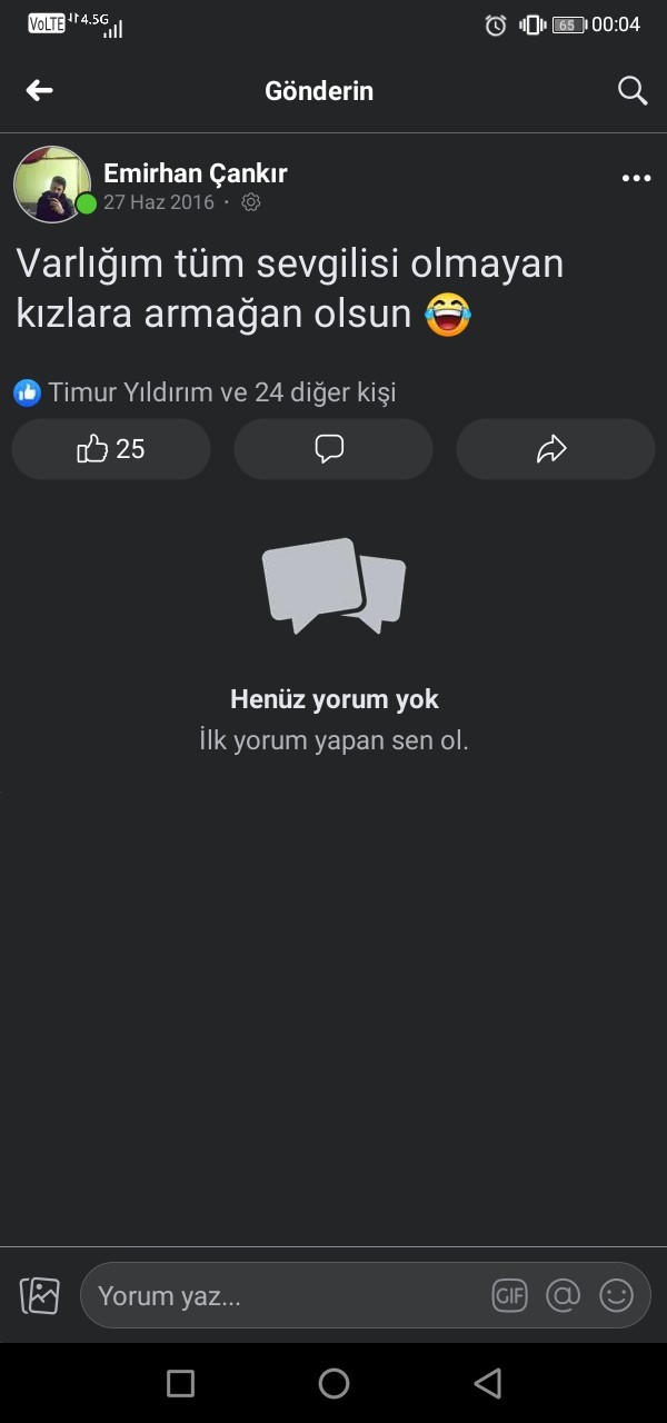Varlığınız neye armagan?